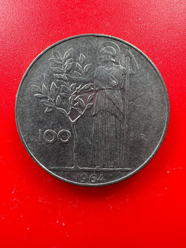 Italy 100 lire 1964 - lire, 1964-r