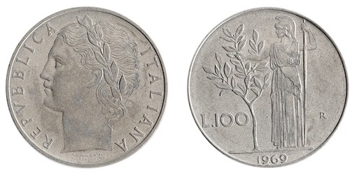 Italy 100 lire 1955 - italy,