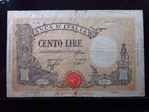 Italy 100 lire 1943 p59 - italy,
