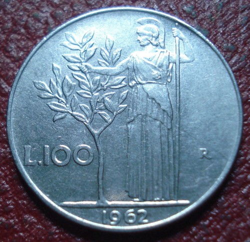 1962 italy 100 lire - italy,