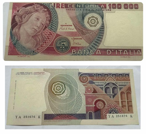 Italy 100000 100 - 100000, lire