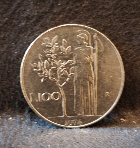 1974 italy 100 lire - 1974-r,