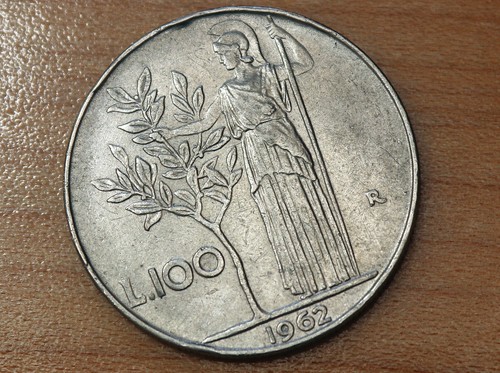 1962 italy 100 lire - 1962, 96.1
