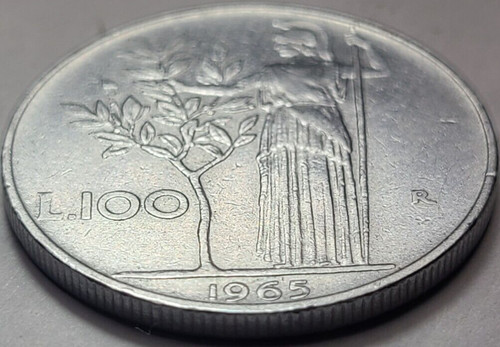 1965 italy 100 lire 96 - km#, 96.1