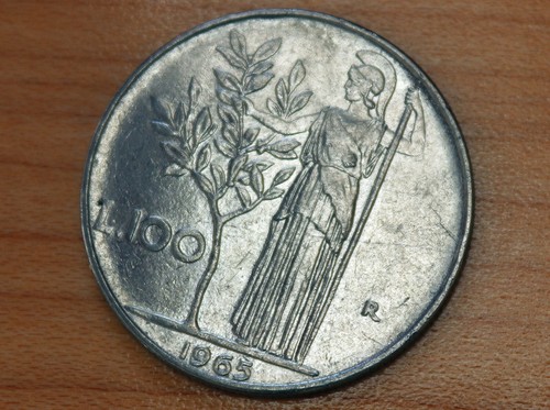 1965 italy 100 lire - 1965,