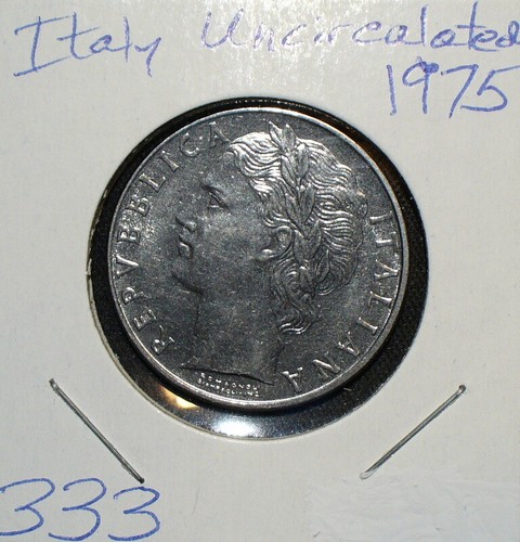 Italy uncirculated 100 lira - italy,