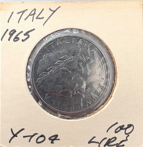 Italy 1965 100 - , lire,
