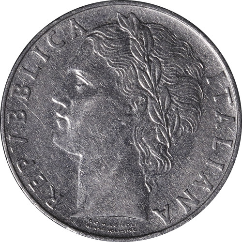 Italy 100 lire - 100, km