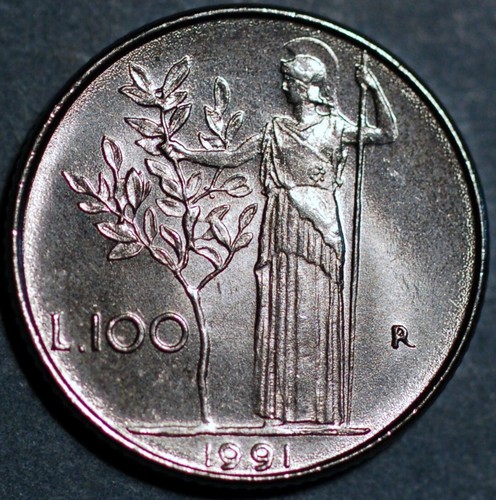 Italy 100 lire - 1991, 96.1