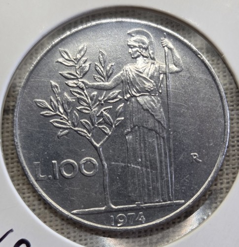 1974 italy 100 lire unc - lire,
