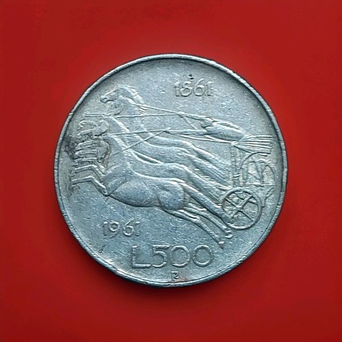 Two 500 lire - 500, silver